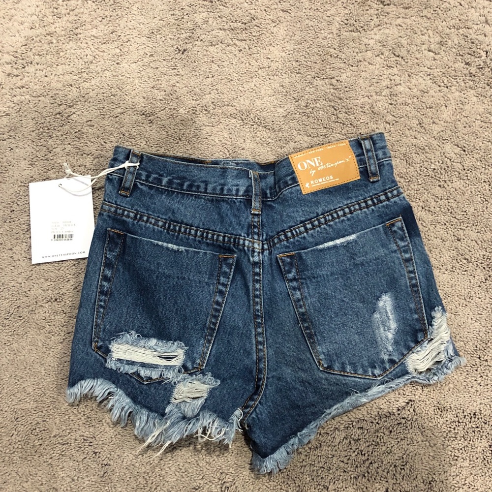 NWT One Teaspoon Jean Shorts - High Rise